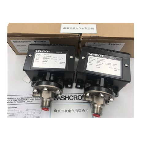 雅斯科ASHCROFT壓力開(kāi)關(guān)B420VXFS